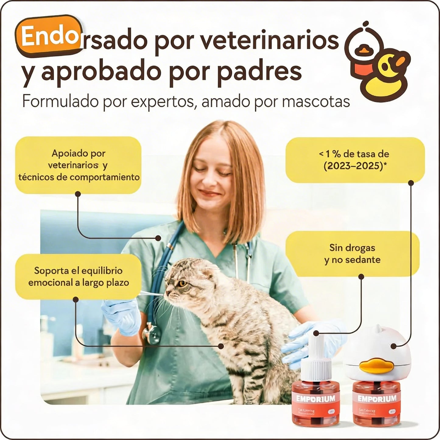 Kit disfusor calmante para gatos