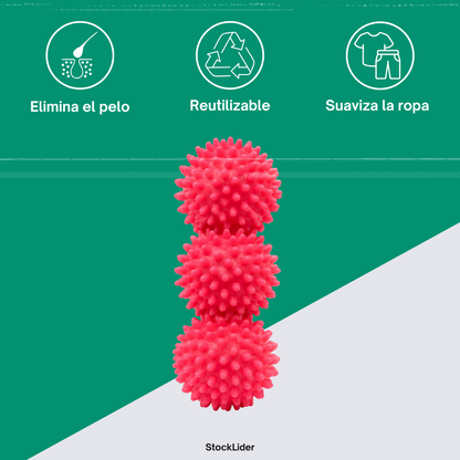 Bolas de Lavado — Limpia mejor y seca más rápido (Pack de 3)