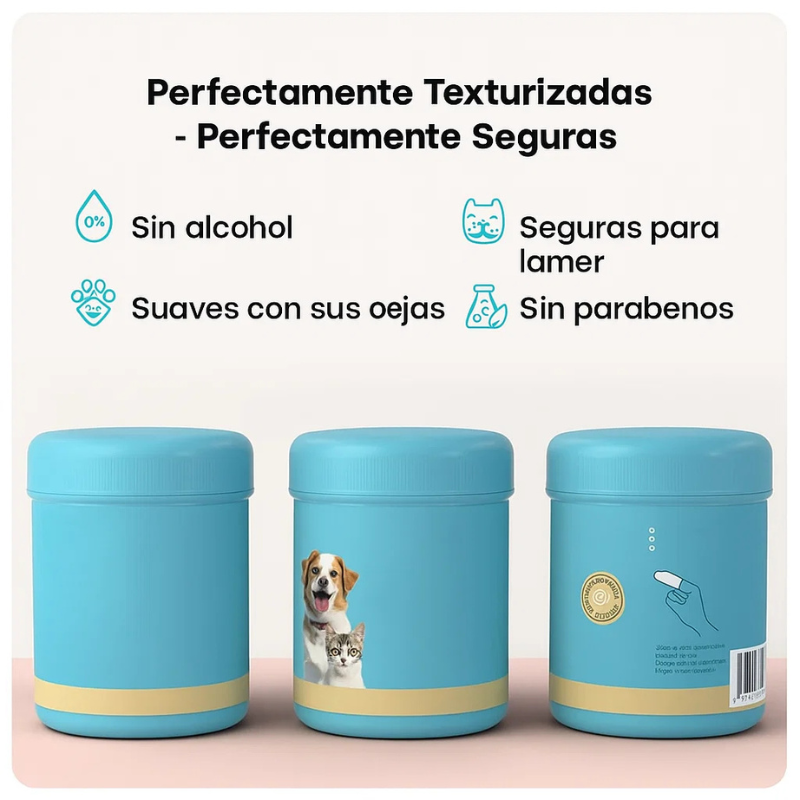 Toallitas de limpieza para oídos mascostas