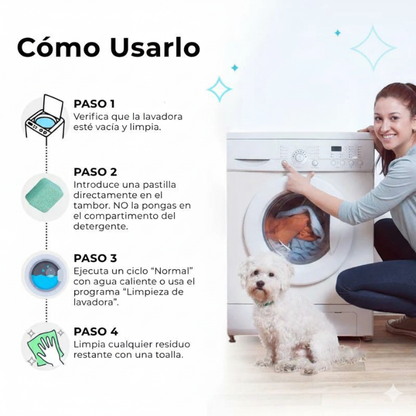 Limpiador de lavadoras Emporium Pro