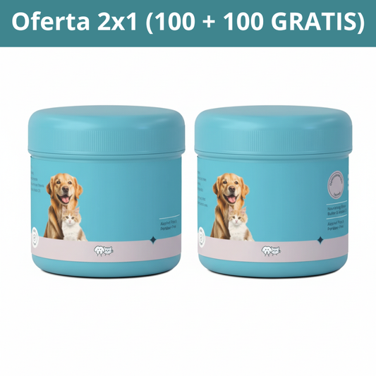 Toallitas de limpieza para ojos de mascotas