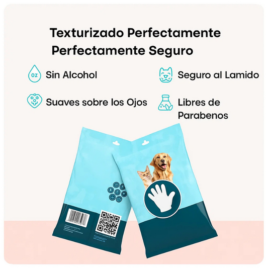 Guantes de limpieza para mascotas Emporium