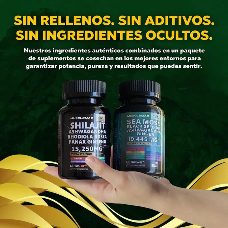 Pack de suplementos MuscleMax 20 en 1