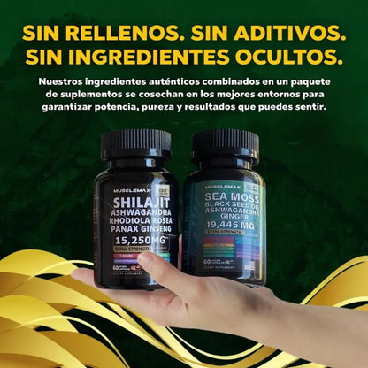 Pack de suplementos MuscleMax 20 en 1