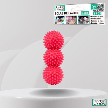 Bolas de Lavado — Limpia mejor y seca más rápido (Pack de 3)