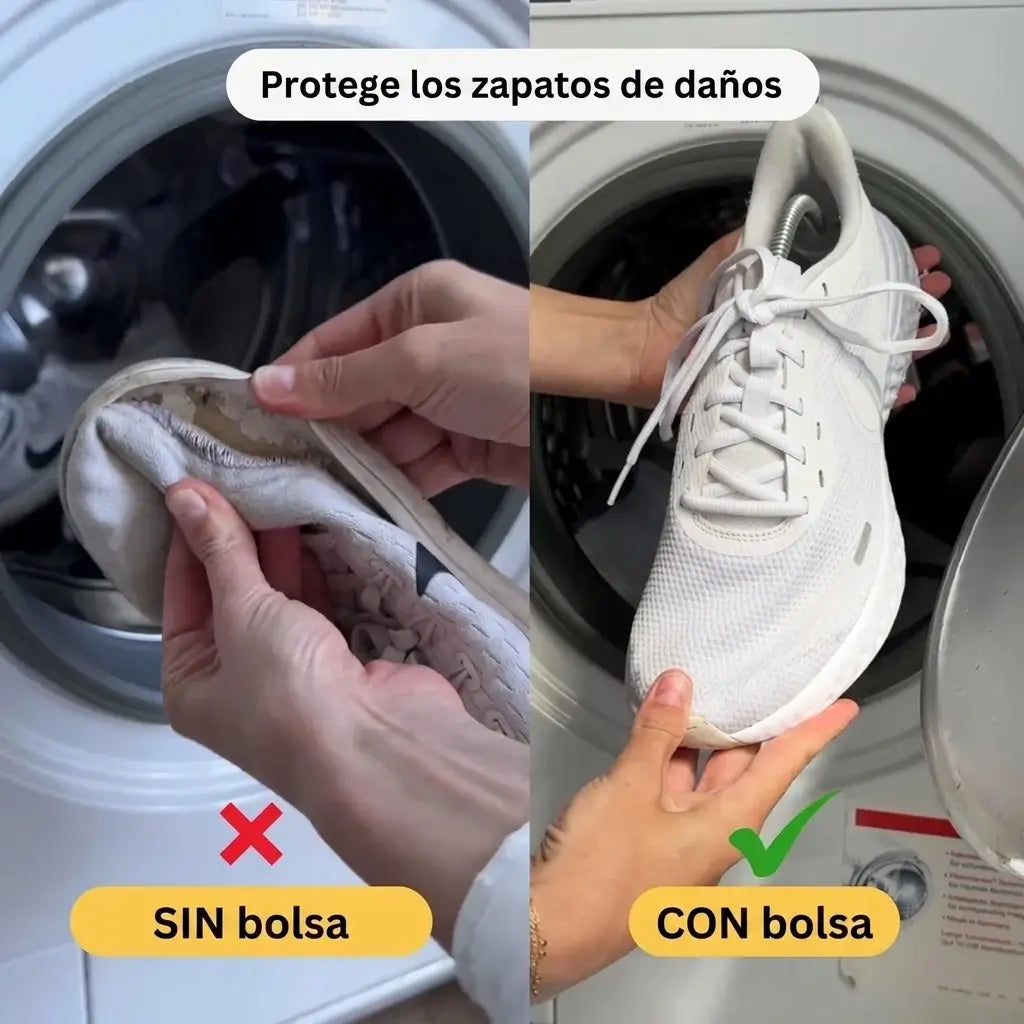Bolsa Lava-Zapatillas Antidaños – Protege tus Hoka, On Cloud y Deportivas de Marca