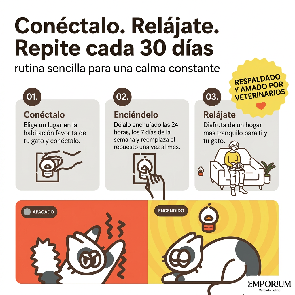 Kit disfusor calmante para gatos